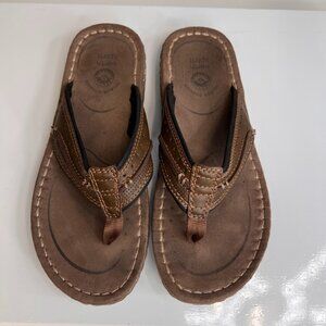 Earth Spirit Sandal Men 9 Slip On Flip Flop Beach Pool Work Party Shoe Core Ex